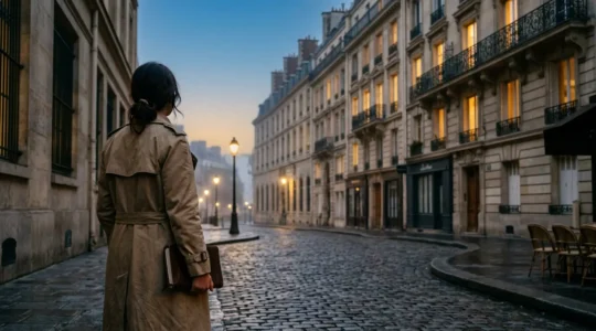 Une scène atmosphérique capturant l'essence d'un séjour parisien mémorable au-delà du simple tourisme